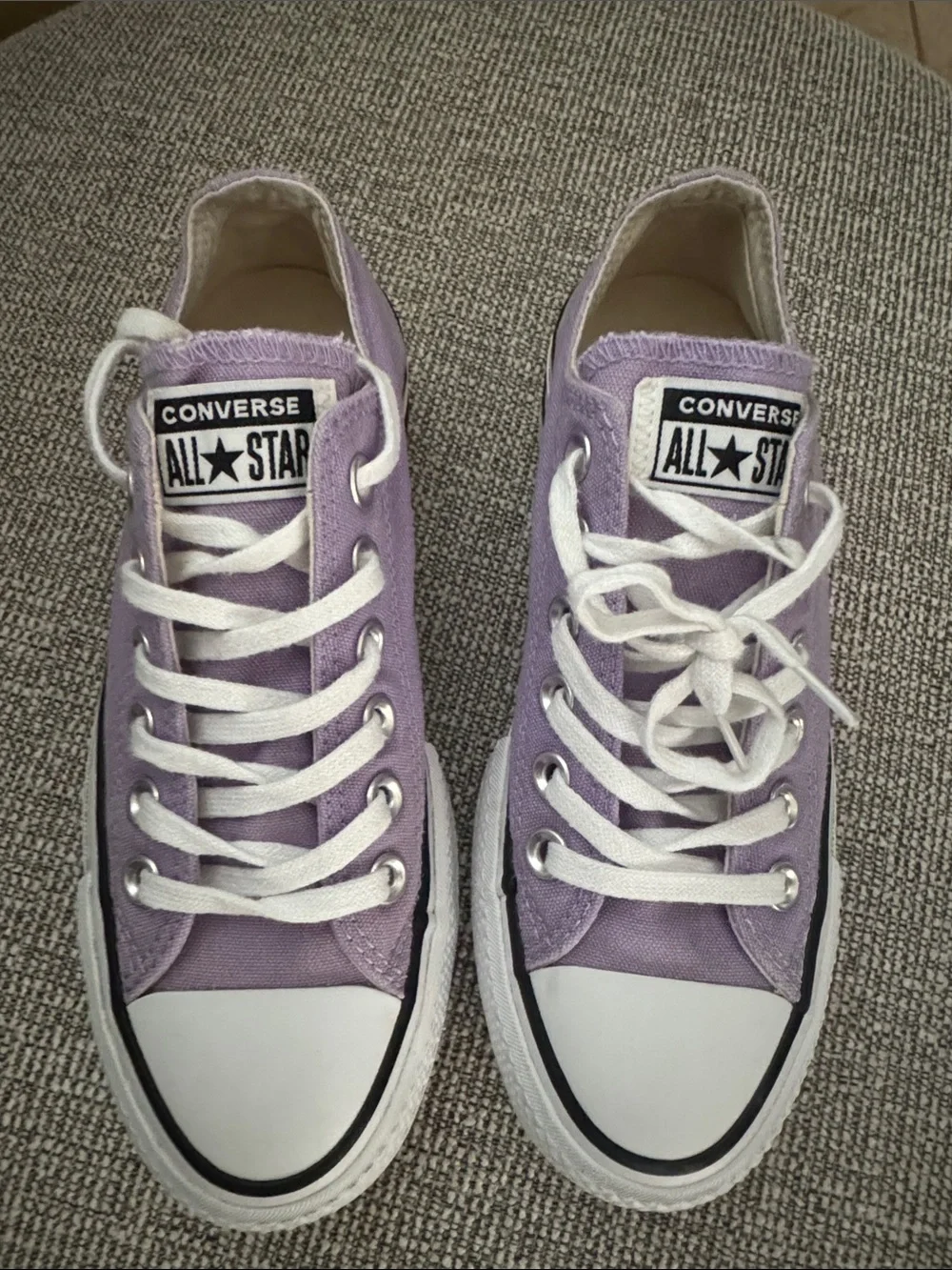 Converse platform Lavender Low Top All Star Sneakers